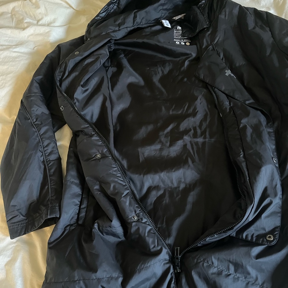 Puma x BMW Motorsport Puffer Long Parka Jacket Black - Picture 8 of 10